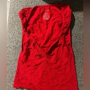 Red Free people tank size xs/s
